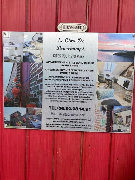 Le Clos De Beauchamp Appartement Le Bord De Mer 2 Velos Sont Disponibles Gratuitement Saint-Valéry-sur-Somme Buitenkant foto